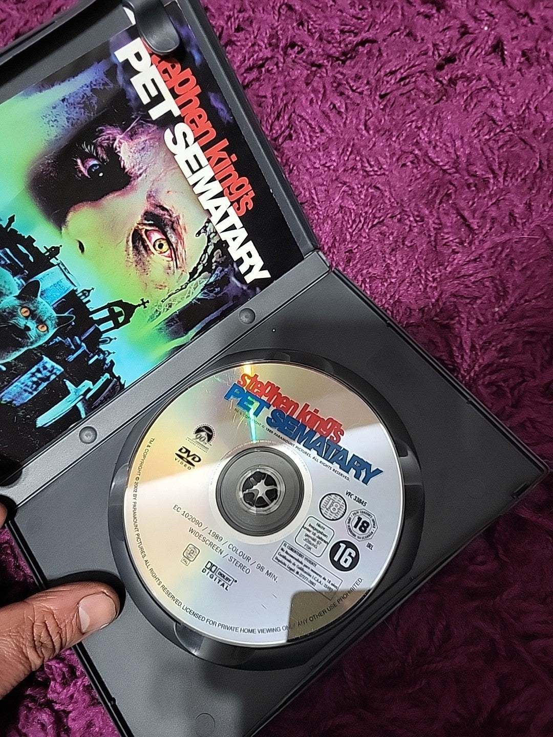 Stephen King's Pet Sematary DVD Widescreen Collection Horror 18