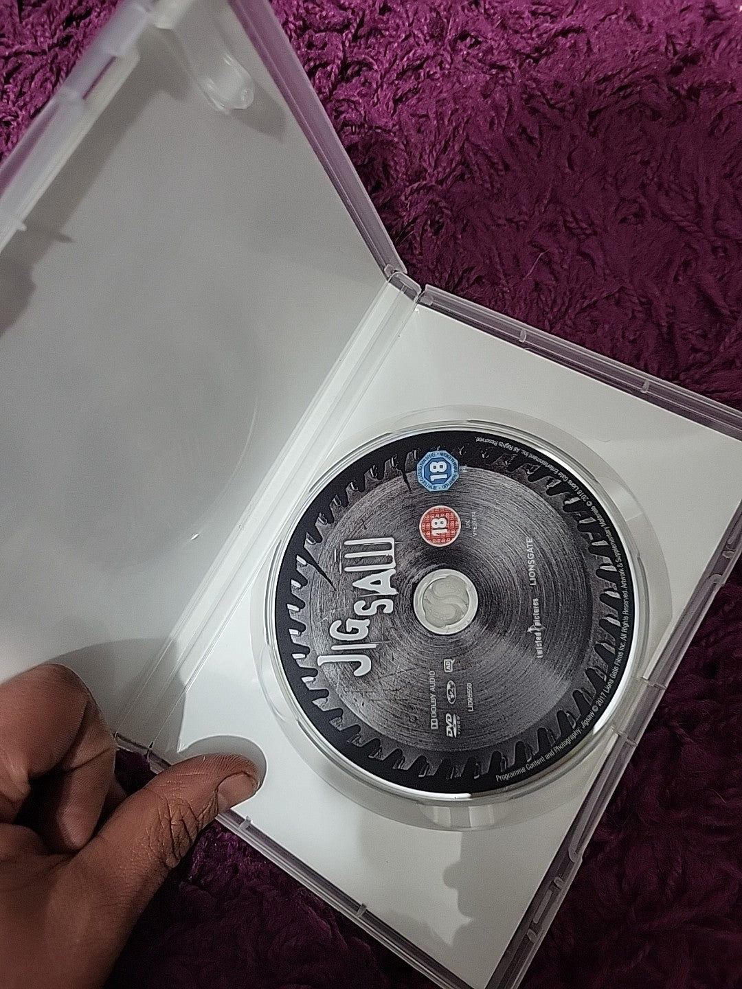 Jigsaw DVD Saw Movie Horror Thriller 18 Cert