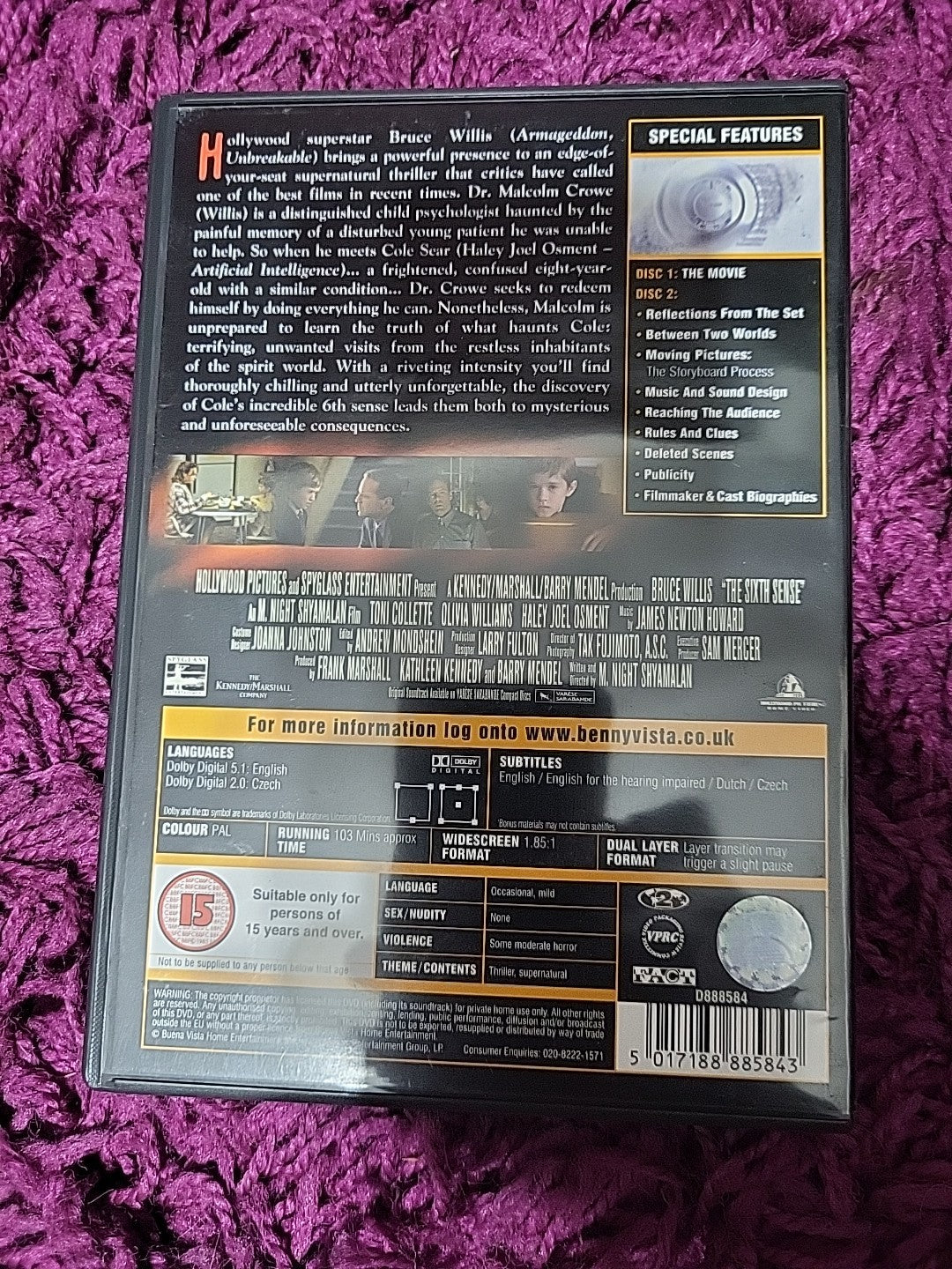 The Sixth Sense 2 Disc Collector's Edition DVD Bruce Willis 15