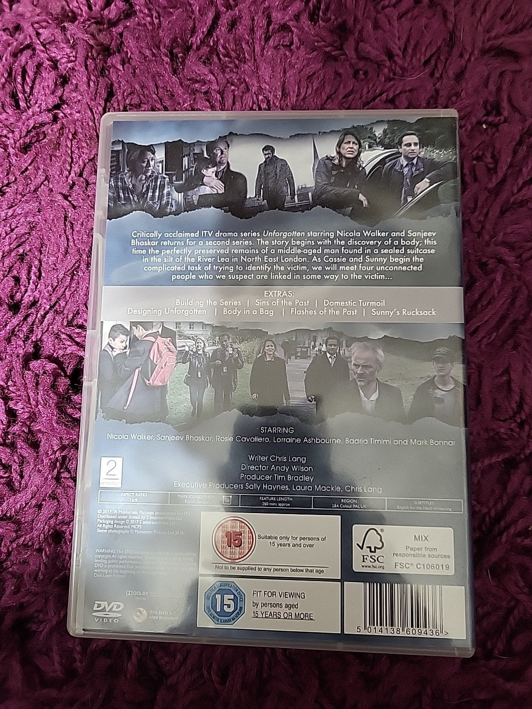 Unforgotten Series 2 DVD 2 Discs ITV Crime Drama Nicola Walker (DVD, 2017)