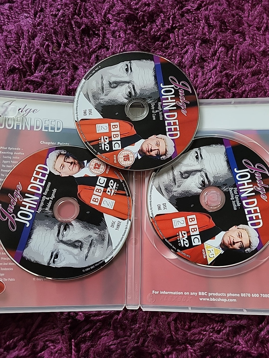 Judge John Deed The Pilot Episode and Series One 3 Disc BBC DVD Martin Shaw