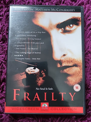 Frailty DVD Bill Paxton Matthew McConaughey Horror Thriller (DVD, 2003)