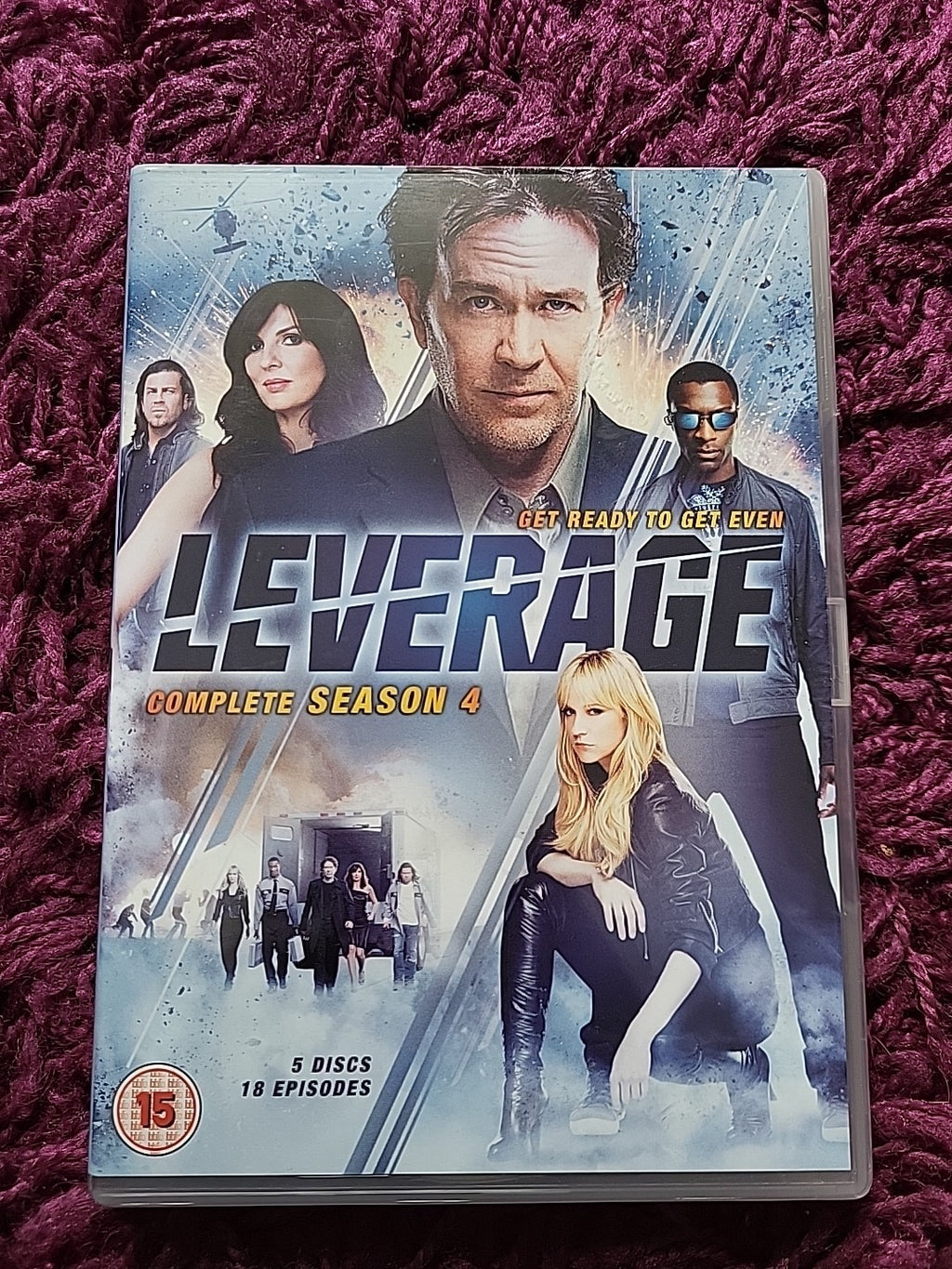 Leverage Complete Season 4 DVD 5 Discs 18 Episodes