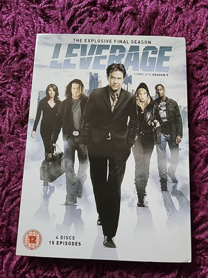 Leverage Complete Season 5 DVD 4 Discs 15 Episodes Final Season