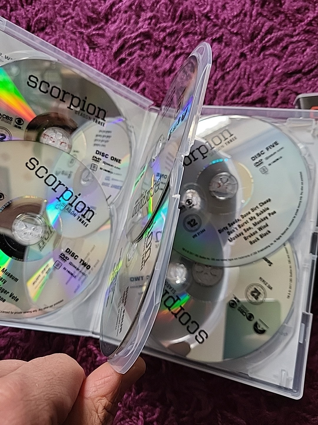 Scorpion Season 3 DVD 6 Discs Complete Third Season TV Series