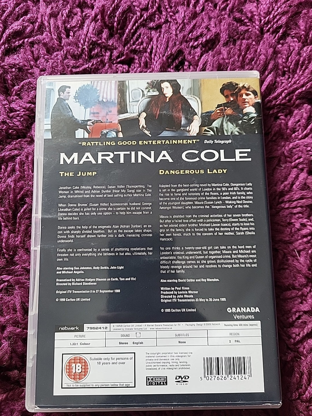 Martina Cole Dangerous Lady / The Jump 2 Disc DVD Network Crime Drama