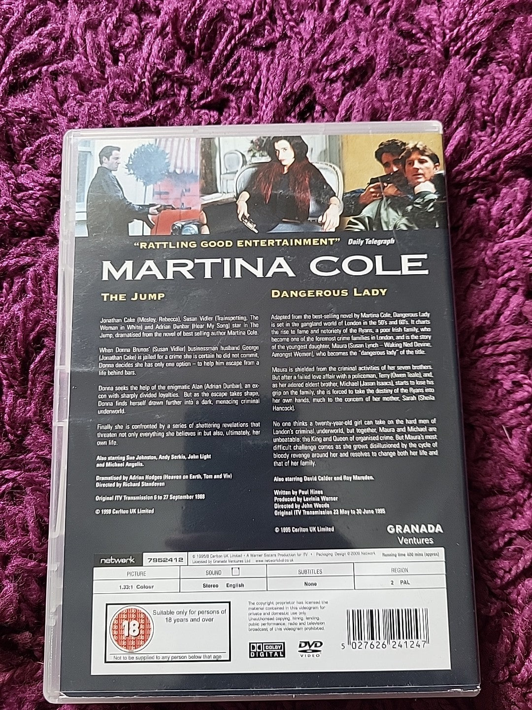 Martina Cole Dangerous Lady / The Jump 2 Disc DVD Network Crime Drama