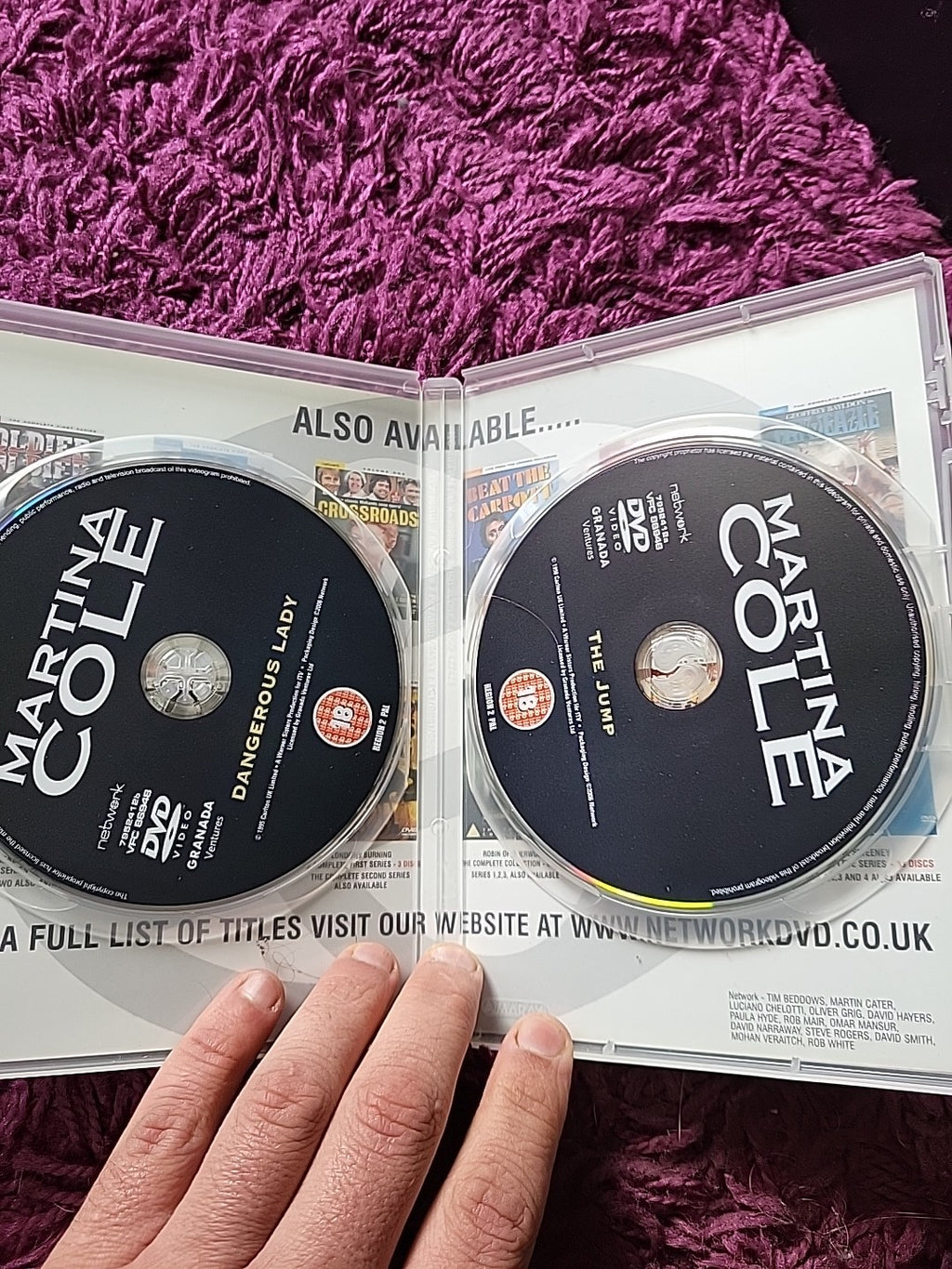 Martina Cole Dangerous Lady / The Jump 2 Disc DVD Network Crime Drama