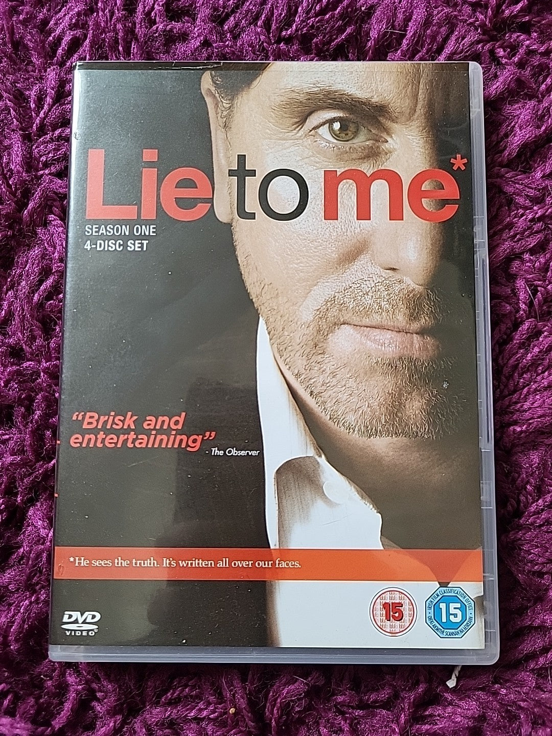 Lie To Me Series 1 DVD Crime Drama TV Series (DVD, 2009)