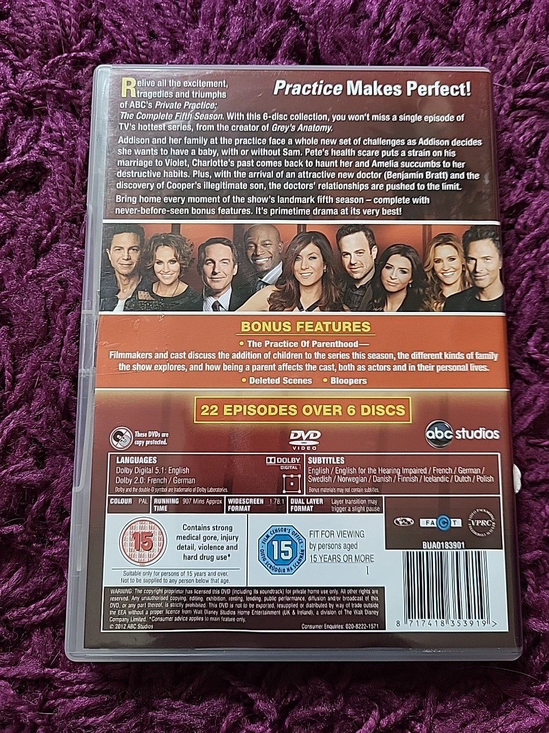 Private Practice Series 5 DVD Medical Drama TV Series