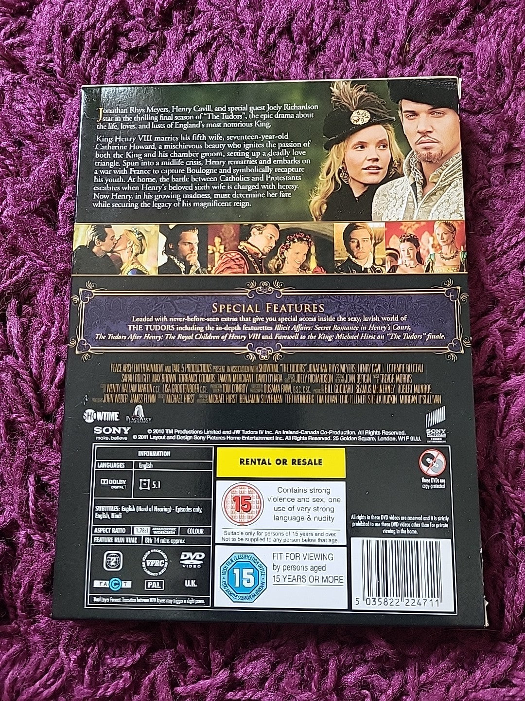 The Tudors Series 4 DVD Historical Drama TV Series  (DVD, 2011)