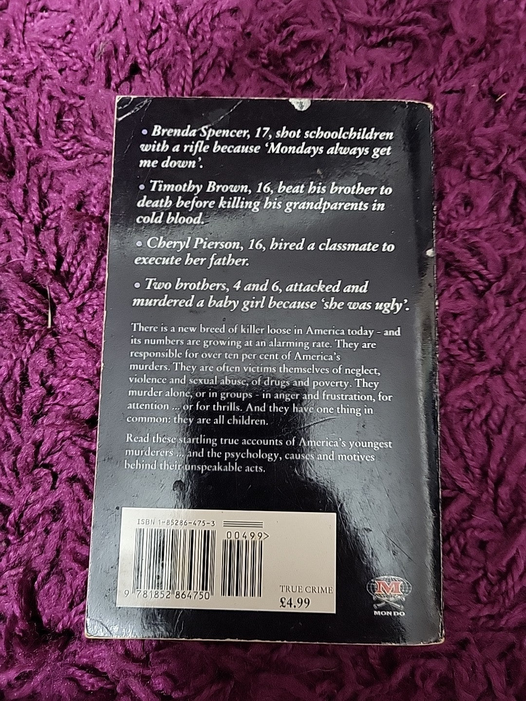 Kids Who Kill Charles Patrick Ewing 1993 Paperback Book