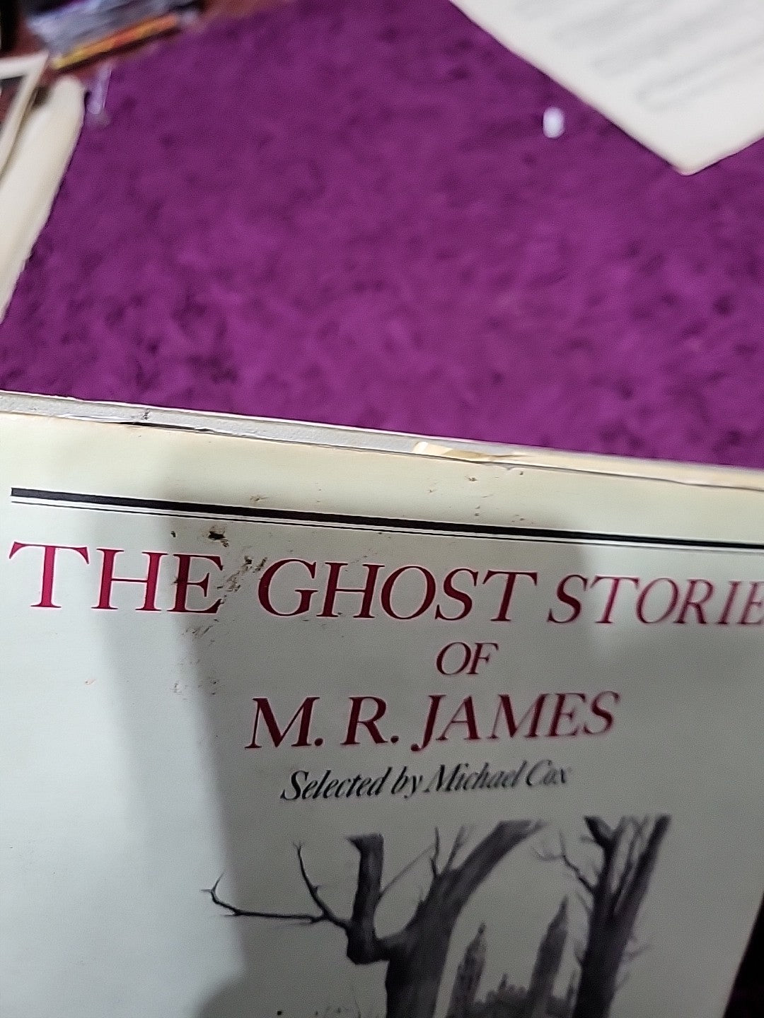 The Ghost Stories of M R James Michael Cox Hardback Tiger Books 1991