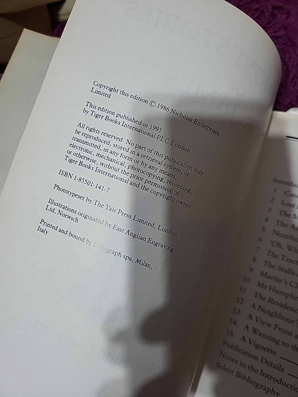 The Ghost Stories of M R James Michael Cox Hardback Tiger Books 1991