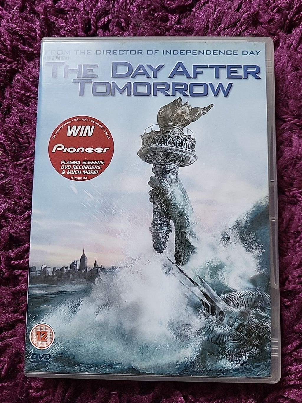 The Day After Tomorrow DVD 2004 Dennis Quaid Disaster Action Film