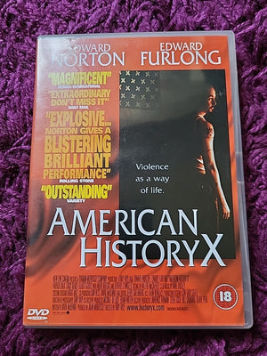 American History X DVD 1999 Edward Norton Crime Drama Film