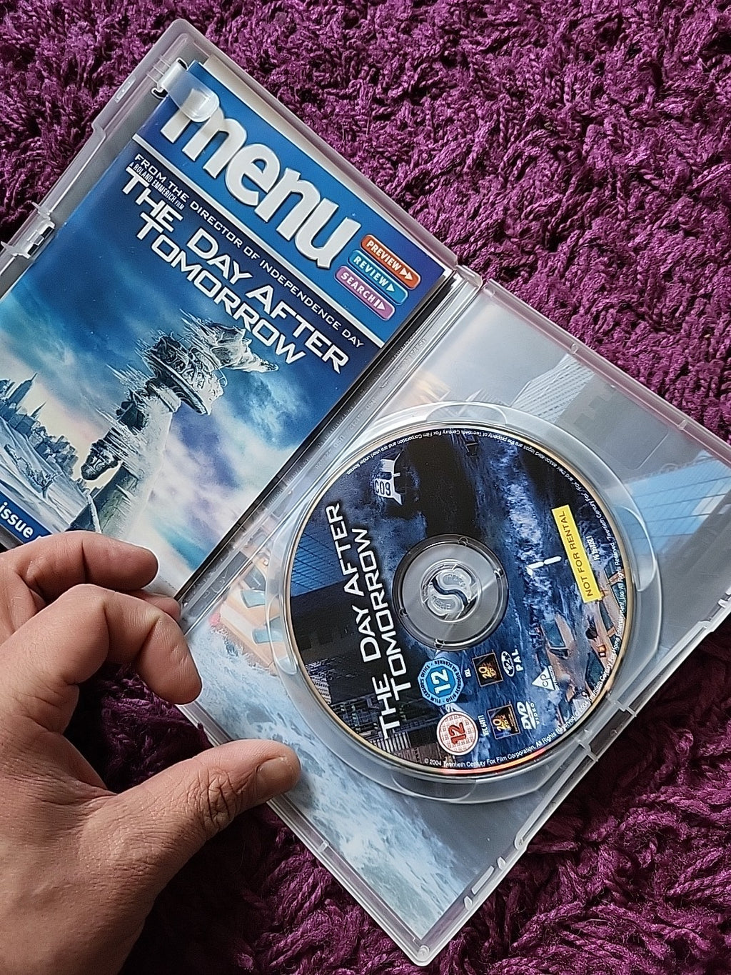 The Day After Tomorrow DVD 2004 Dennis Quaid Disaster Action Film