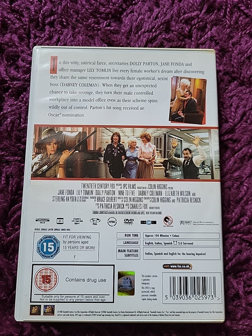 9 To 5 DVD 2006 Dolly Parton Jane Fonda Classic Comedy Film
