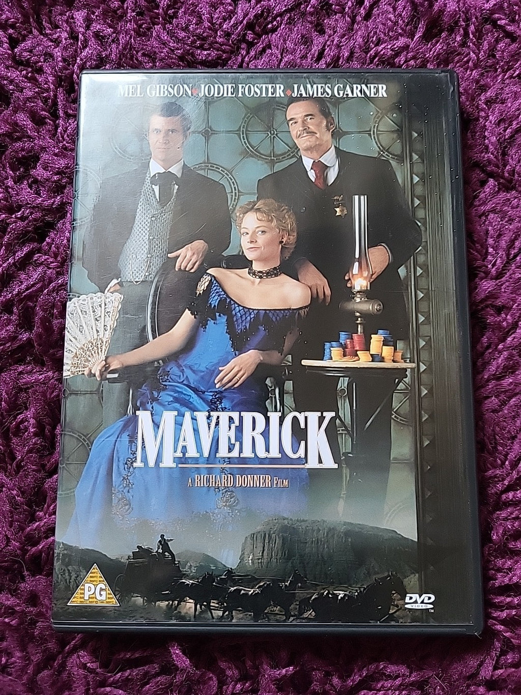 Maverick DVD 2005 Mel Gibson Jodie Foster Western Comedy Film