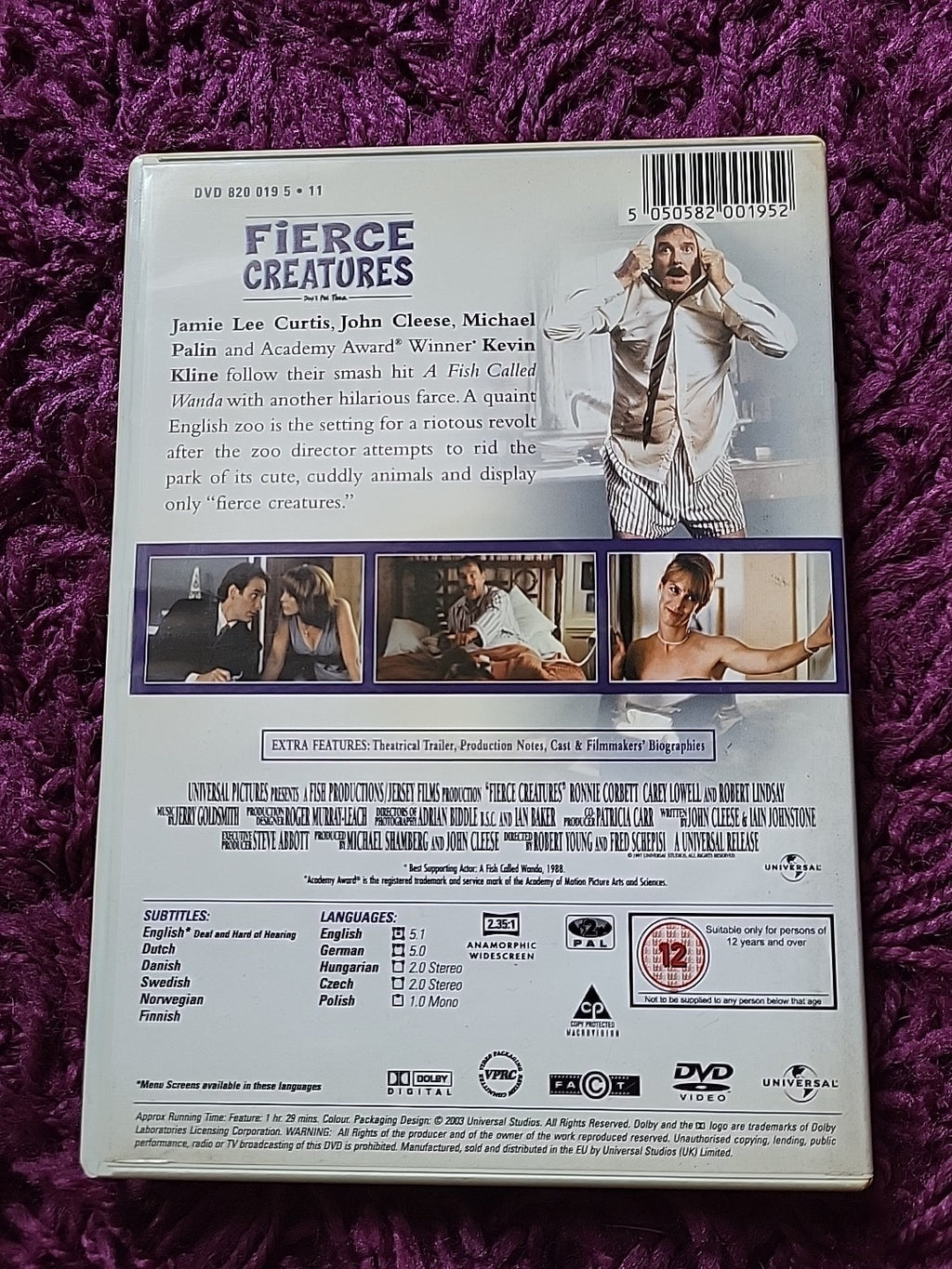 Fierce Creatures DVD 2005 John Cleese Comedy Film