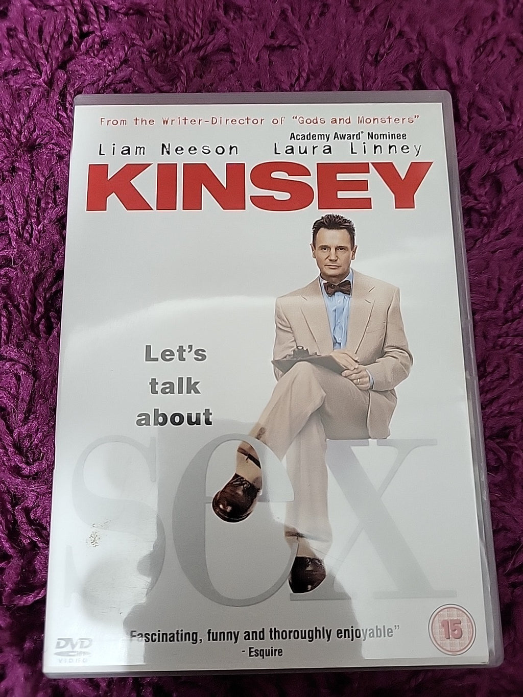 Kinsey DVD 2005 Liam Neeson Biography Drama Film