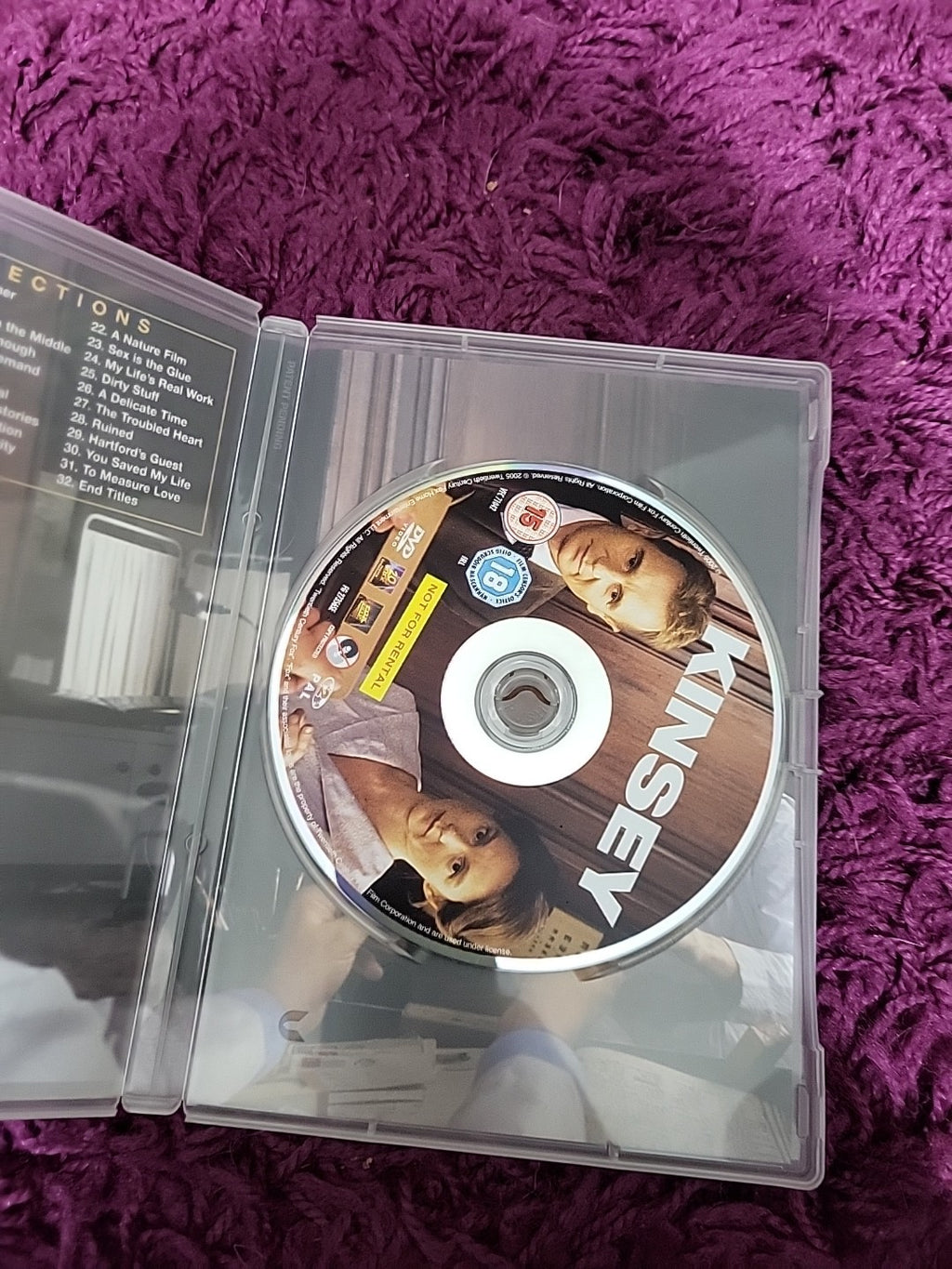 Kinsey DVD 2005 Liam Neeson Biography Drama Film