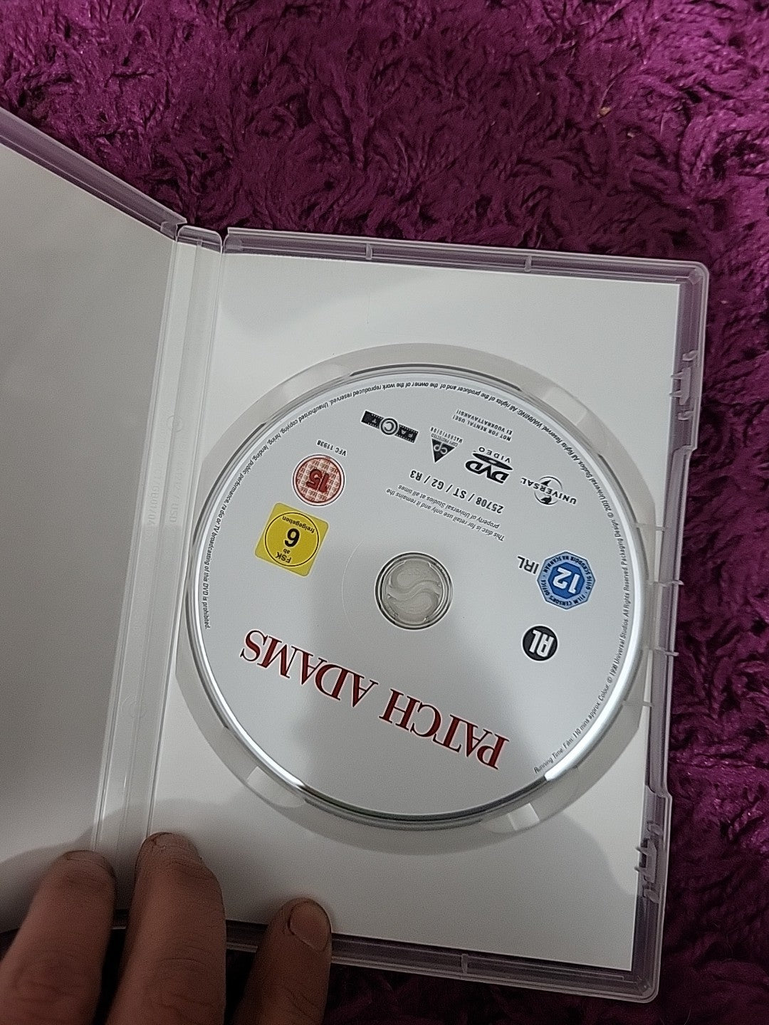 Patch Adams DVD 2003 Robin Williams Comedy Drama Film