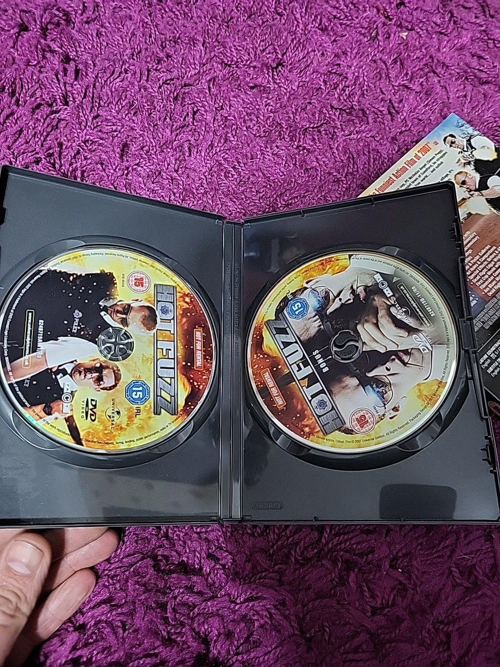 Hot Fuzz DVD 2007 Simon Pegg Nick Frost British Comedy Film