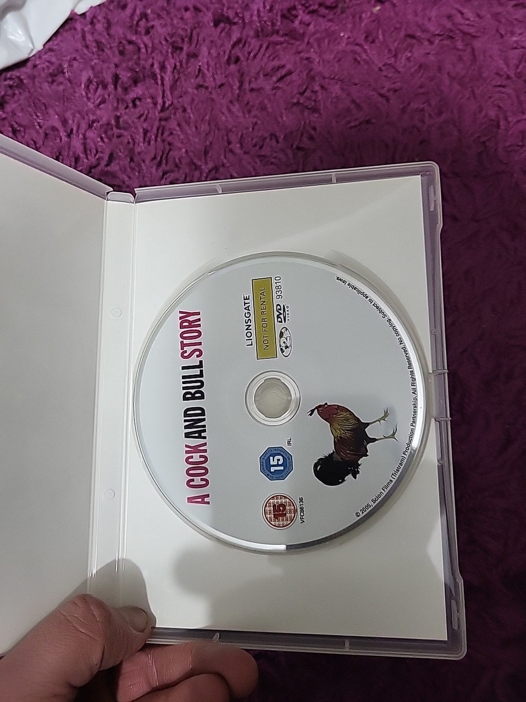 A Cock And Bull Story DVD 2006 – Steve Coogan Comedy Film