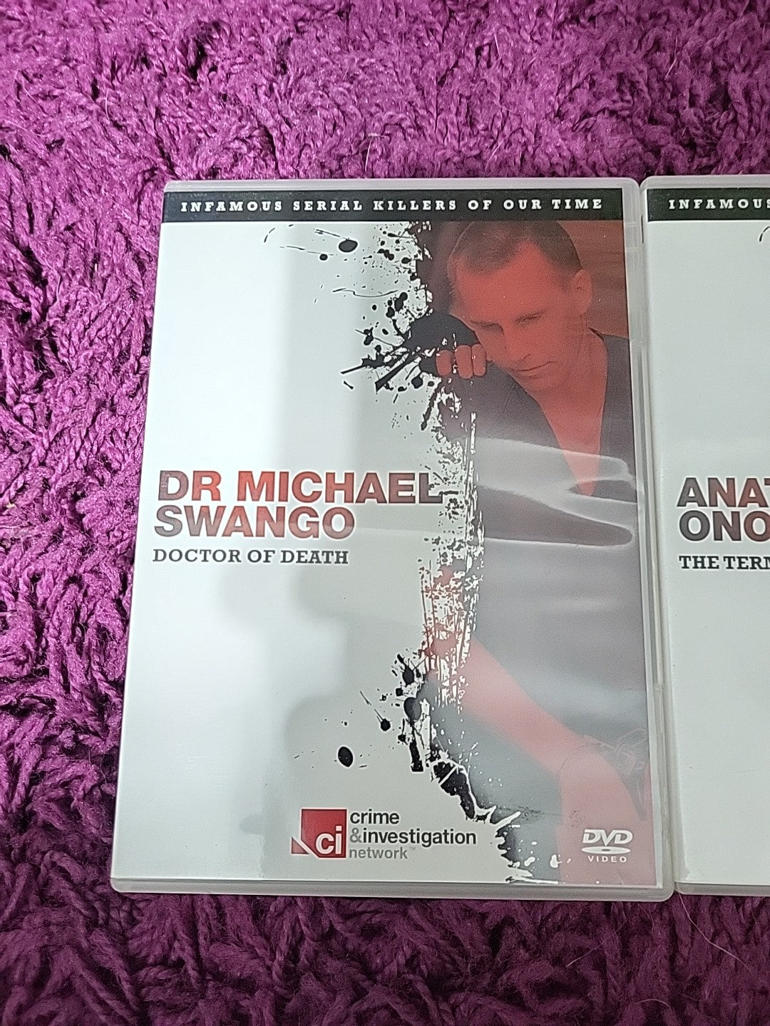 True Crime DVD Bundle x2 Infamous Serial Killers Swango Onoprienko