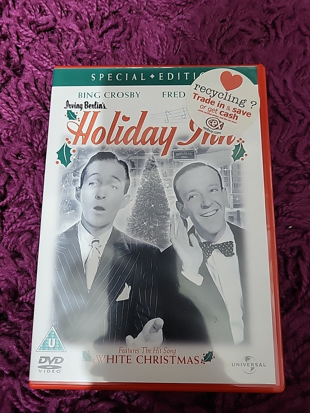 Holiday Inn DVD 2009 Bing Crosby Fred Astaire Classic Musical Film