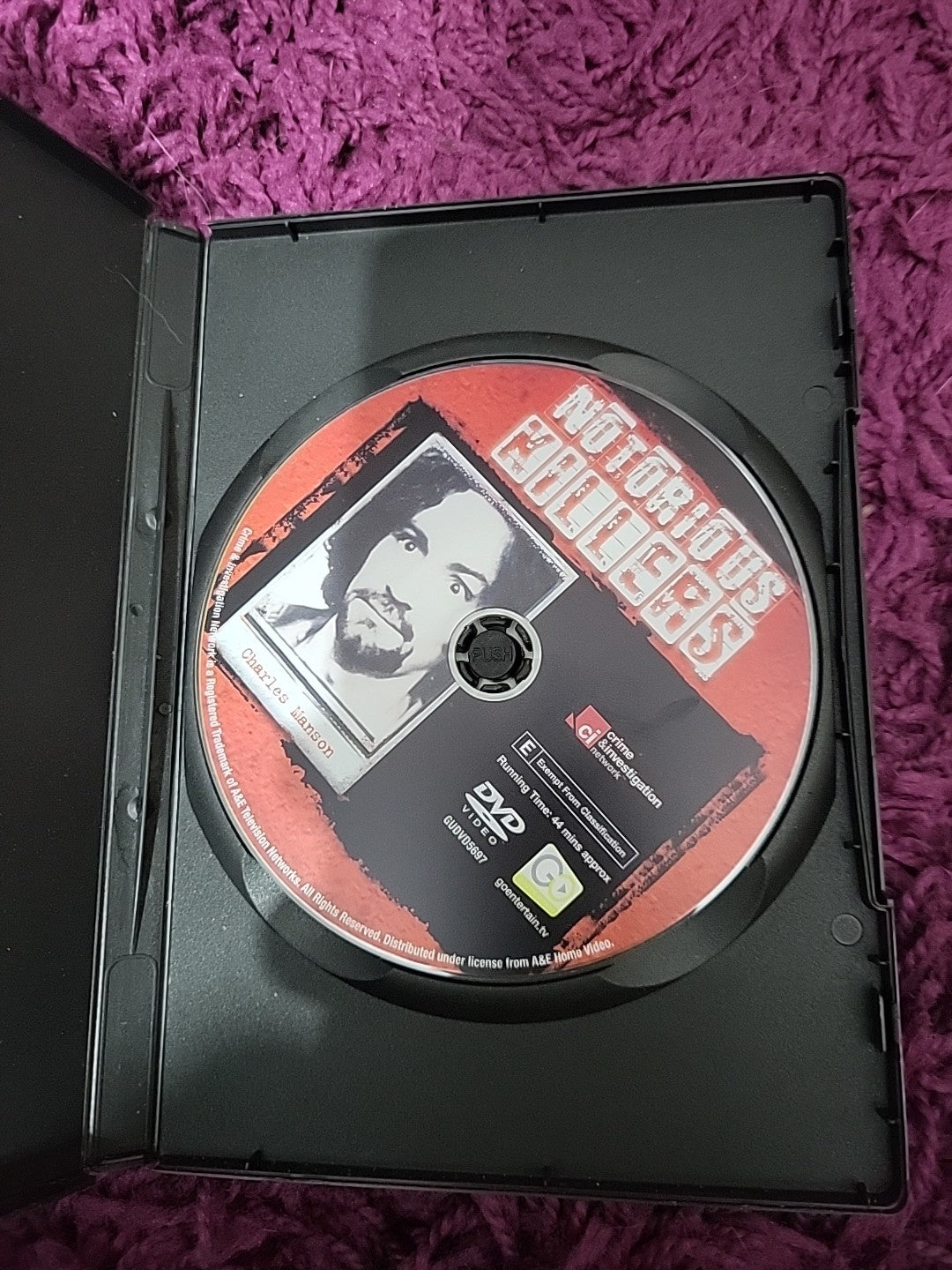 Notorious Killers Charles Manson DVD – True Crime Documentary
