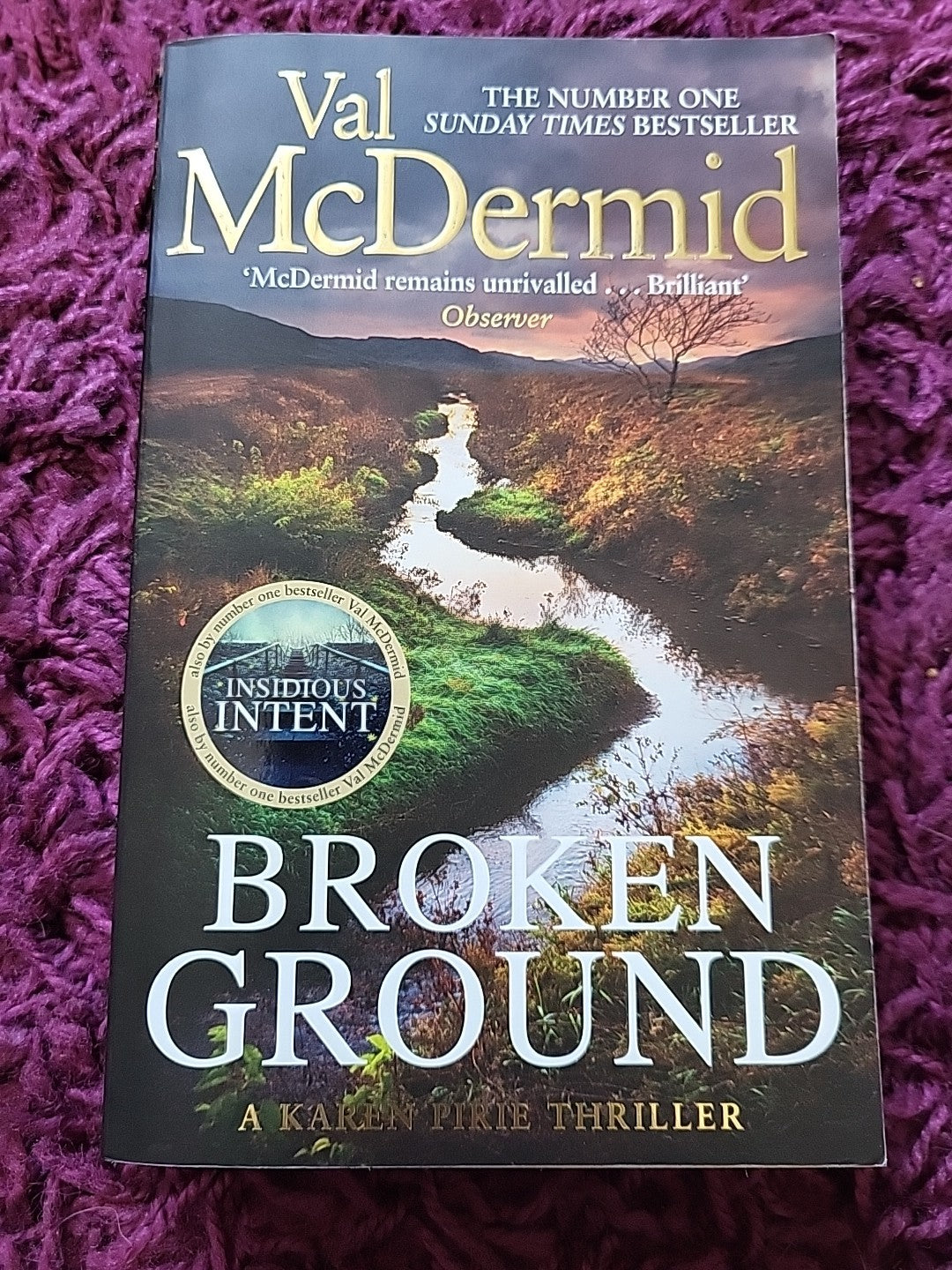 Broken Ground – Val McDermid – Karen Pirie Crime Thriller Paperback