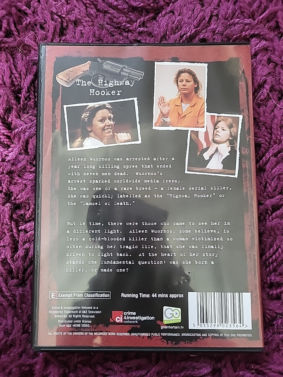 Notorious Killers Aileen Wuornos DVD – True Crime Documentary