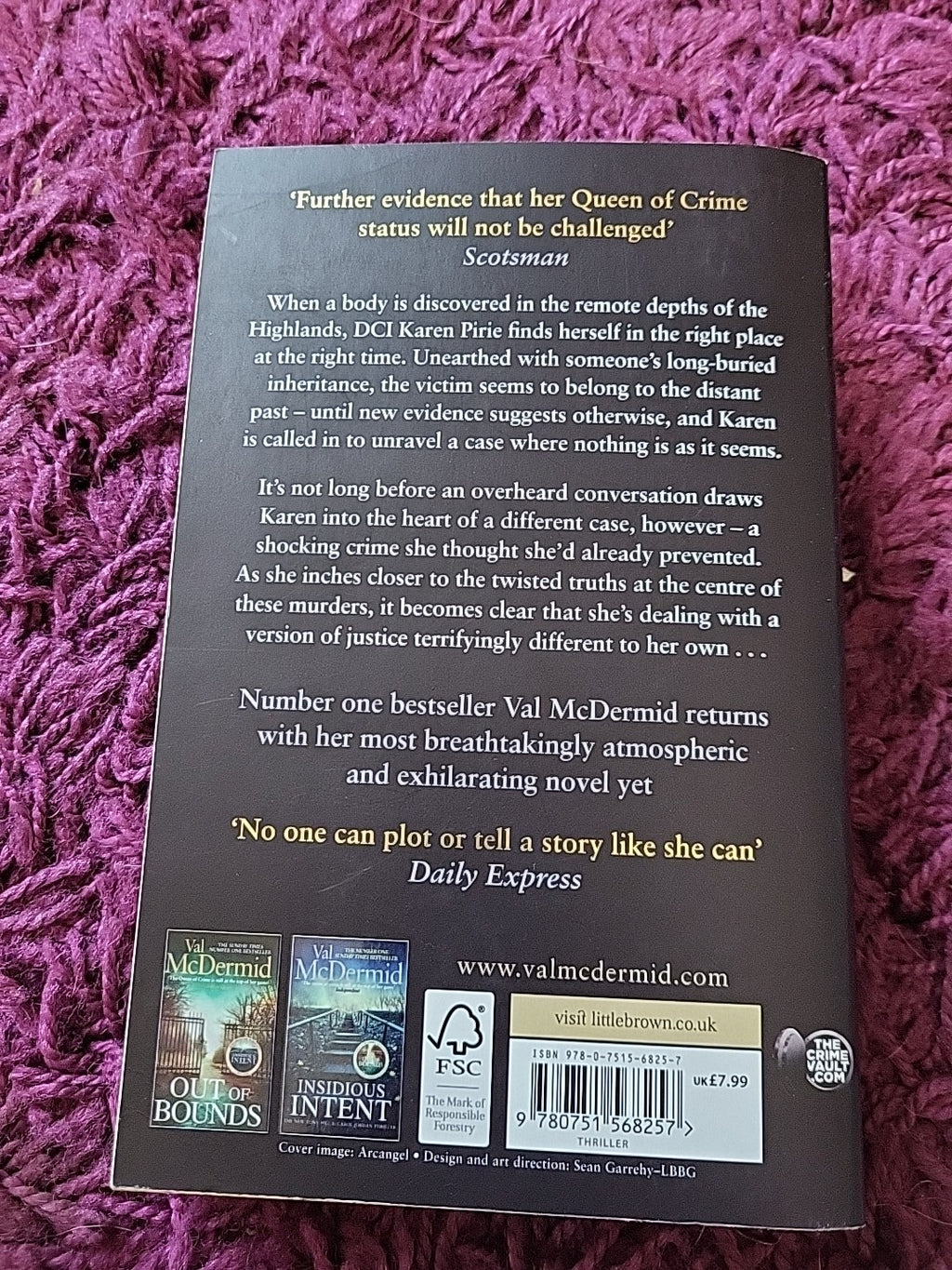 Broken Ground – Val McDermid – Karen Pirie Crime Thriller Paperback