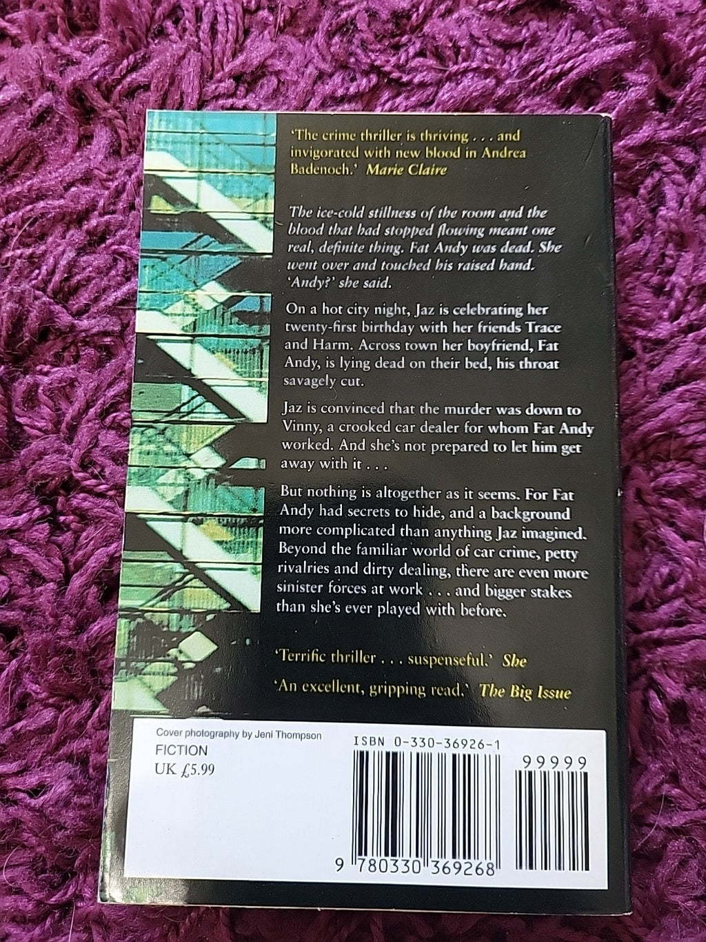 Driven – Andrea Badenoch – Crime Thriller Paperback – Fast Dispatch