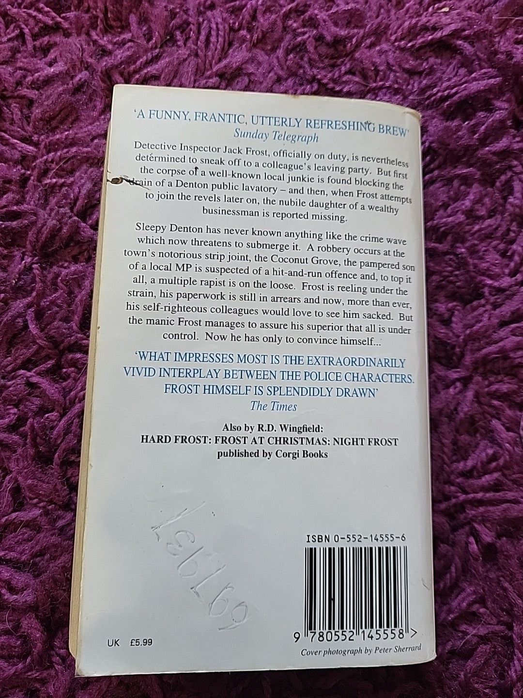 A Touch of Frost – R D Wingfield – DI Jack Frost Crime Paperback 1996