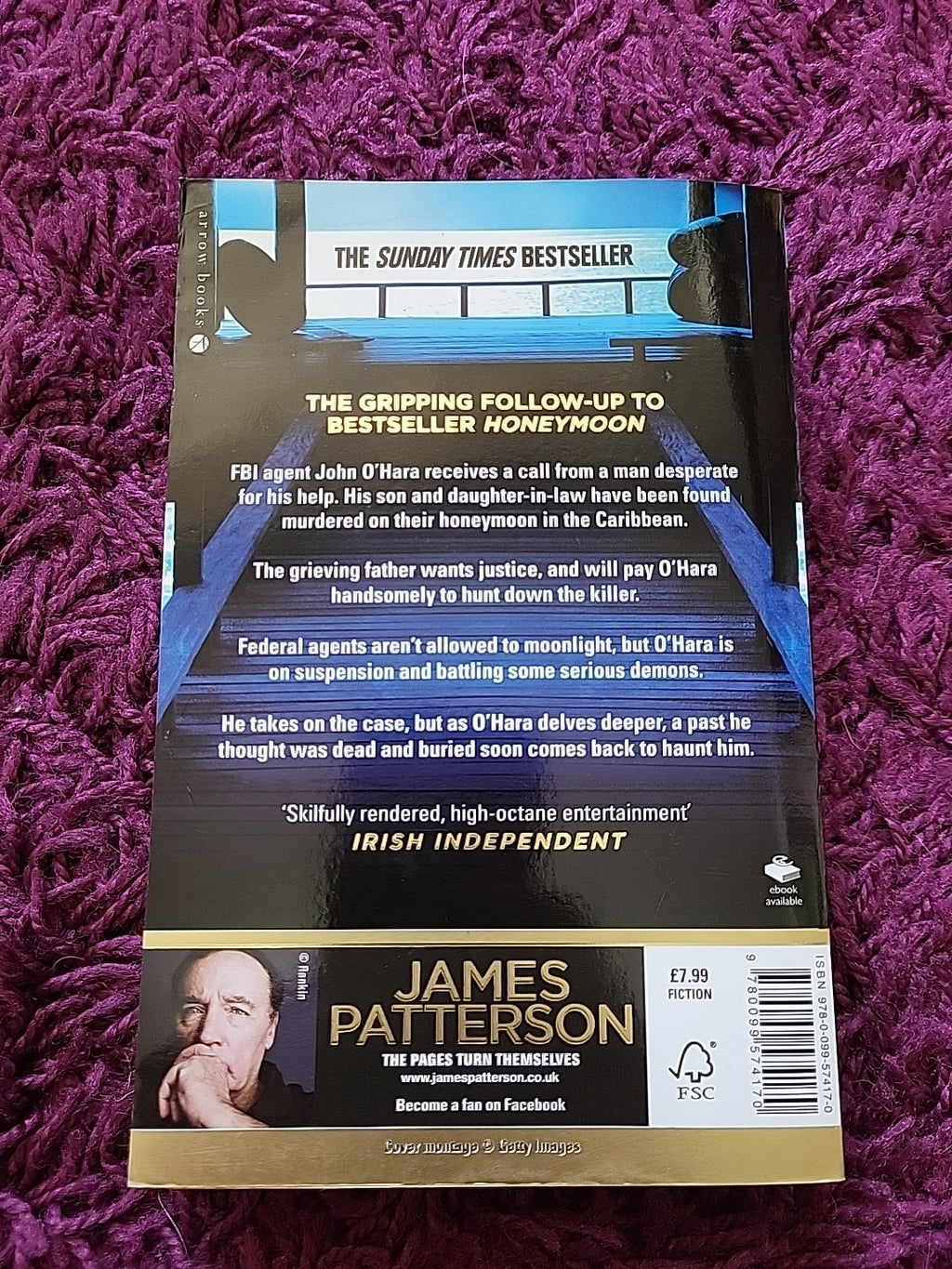 Second Honeymoon by James Patterson 9780099574170 NEW Free UK Delivery