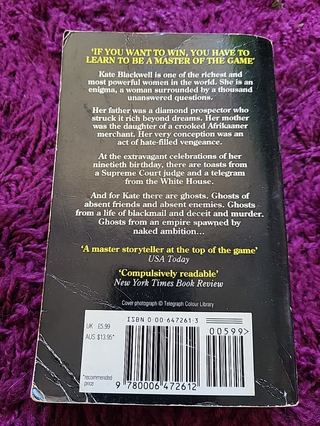 Master of the Game, Sidney Sheldon, Used Book