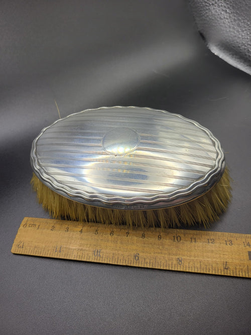 Antique Hallmarked Sterling Silver Brush Birmingham 1927 - Daniel Man. Co.