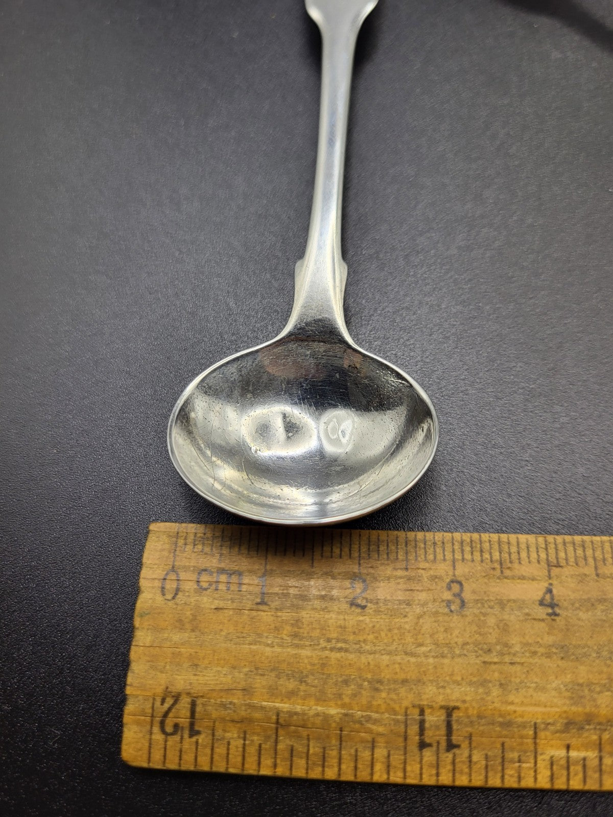 Pair of Georgian 1787 Sterling Silver Mustard Spoons  London  Hallmarked – 23.7g