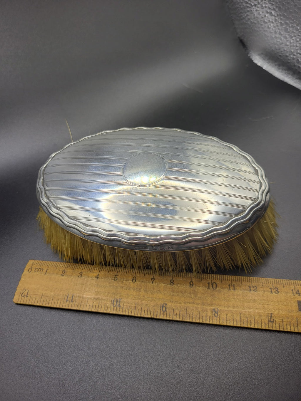 Antique Hallmarked Sterling Silver Brush Birmingham 1922 - W G Sothers Ltd