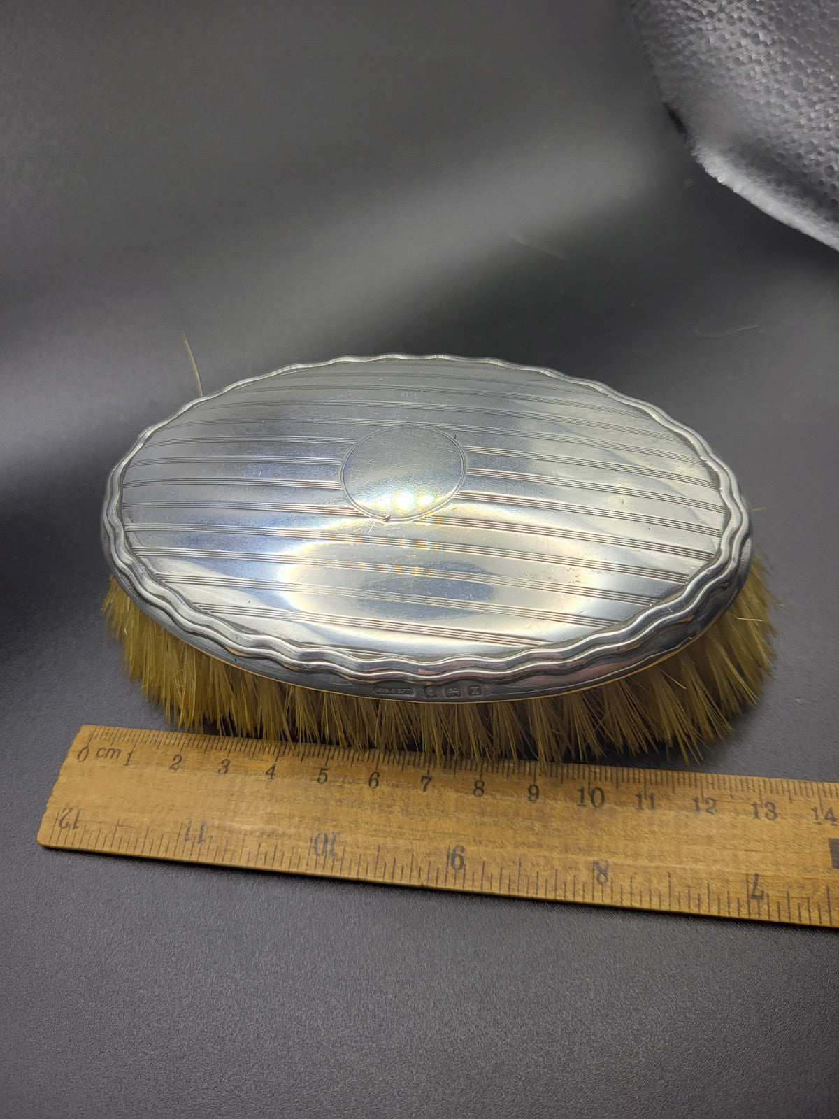 Antique Hallmarked Sterling Silver Brush Birmingham 1922 - W G Sothers Ltd