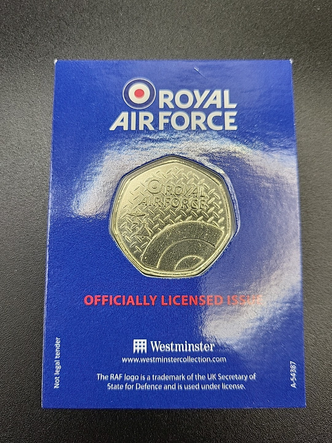 The Official RAF AVRO, York 1942 50p Shaped Commemorative Coin
