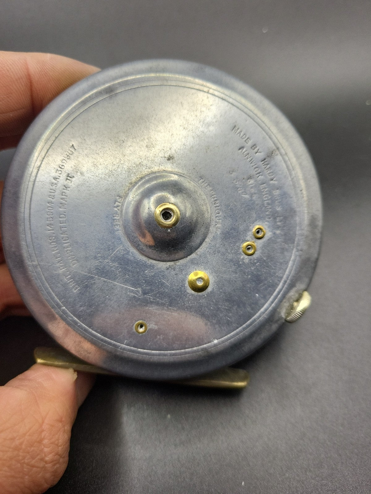Hardy Uniqua 3 3/8" Fly Reel Duplicated Mk II Alnwick England Vintage