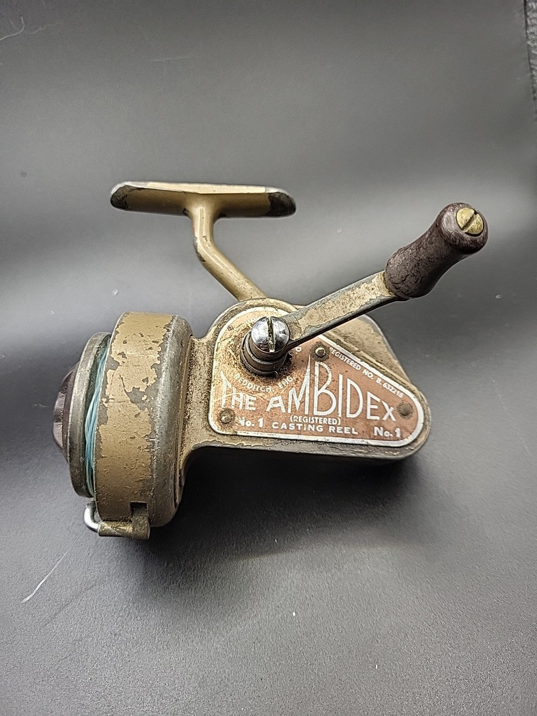 Vintage Ambidex No.1 Casting Reel J.W. Young Redditch England