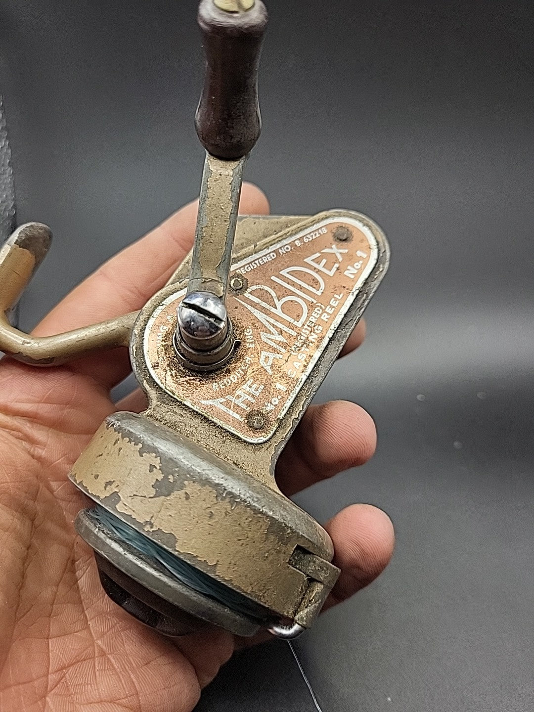 Vintage Ambidex No.1 Casting Reel J.W. Young Redditch England