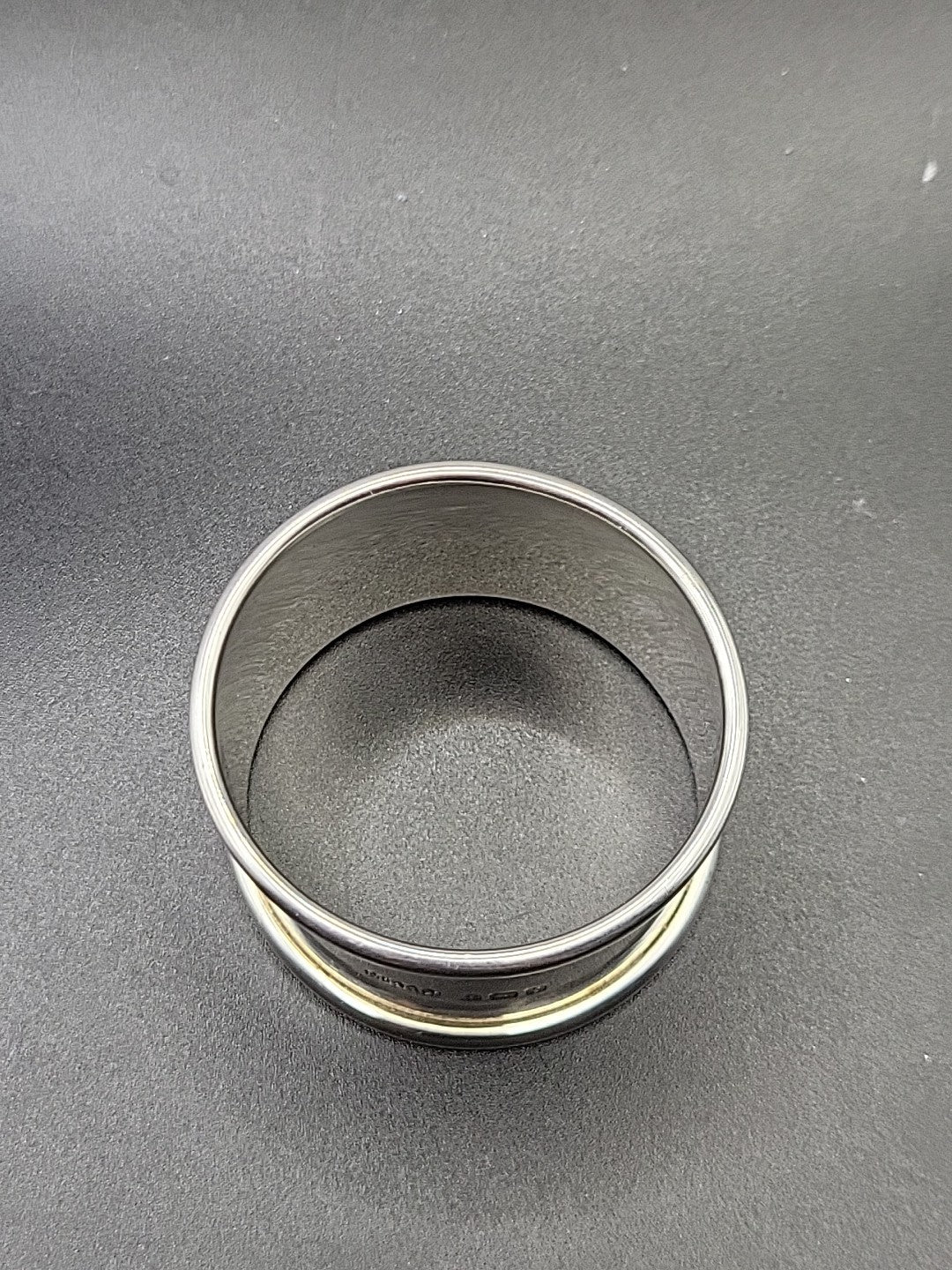 Antique 1918 Hallmarked Sterling Silver Napkin Ring M.Bros