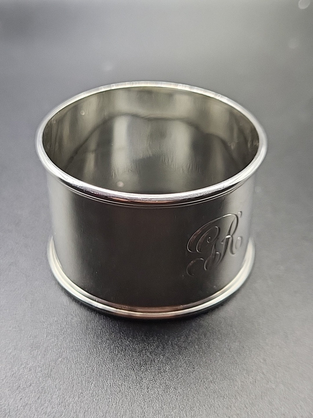 Antique 1921 Hallmarked Sterling Silver Napkin Ring Sheffield Atkin Brothers