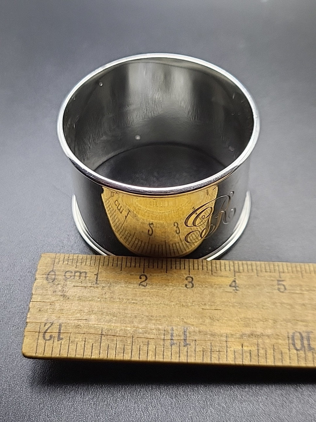 Antique 1921 Hallmarked Sterling Silver Napkin Ring Sheffield Atkin Brothers